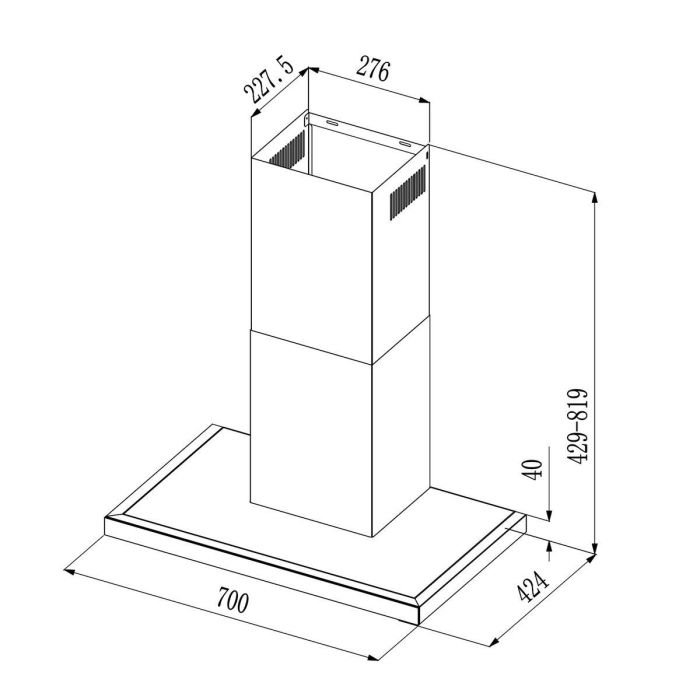 Hotte conventionnelle Cecotec Flux TT 704400 90/120cm A++ Noir Inox filtres lave-vaisselle 1 Hotte conventionnelle Cecotec Flux TT 704400 90/120cm A++ Noir Inox filtres lave-vaisselle 1