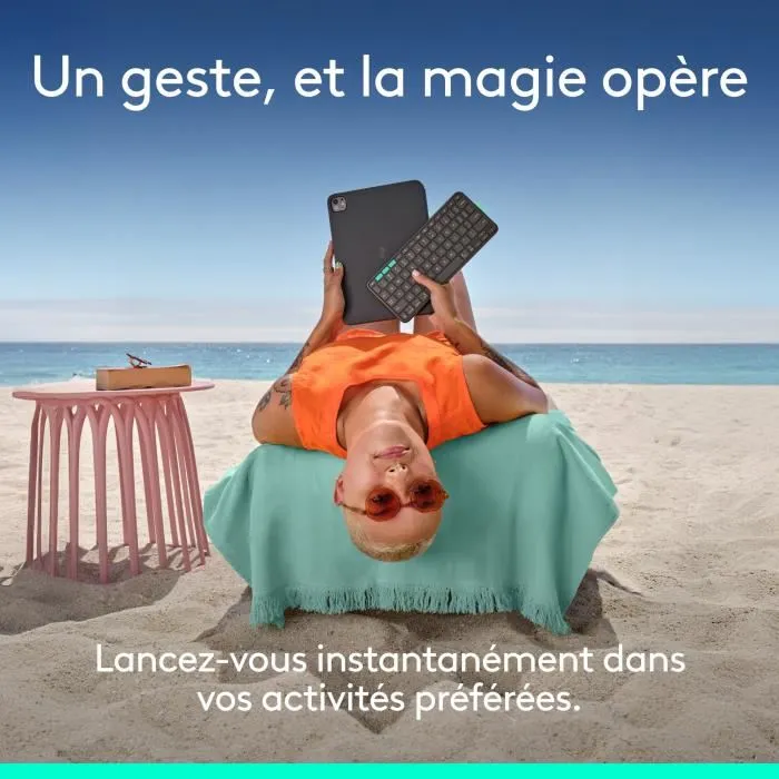 Logitech Flip Folio - Étui clavier Bluetooth détachable pour iPad Pro 11" M4/M5 et iPad Air 11" M2/M3 (5e génération 2024) - Graphite Logitech Flip Folio - Étui clavier Bluetooth détachable pour iPad Pro 11" M4/M5 et iPad Air 11" M2/M3 (5e génération 2024) - Graphite