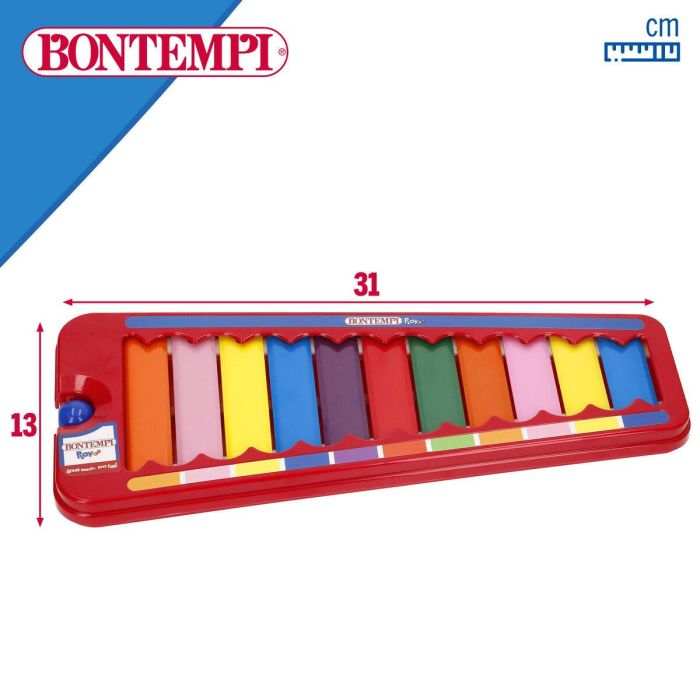 Xylophone Bontempi Métal Plastique 31 X 2 X 13 CM (6 Unités) 3