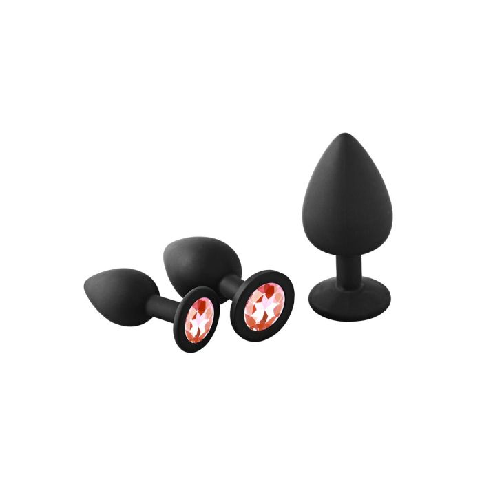 Plug Anal Dream Toys Fantasstic Noir 3 Pièces 6 Plug Anal Dream Toys Fantasstic Noir 3 Pièces 6
