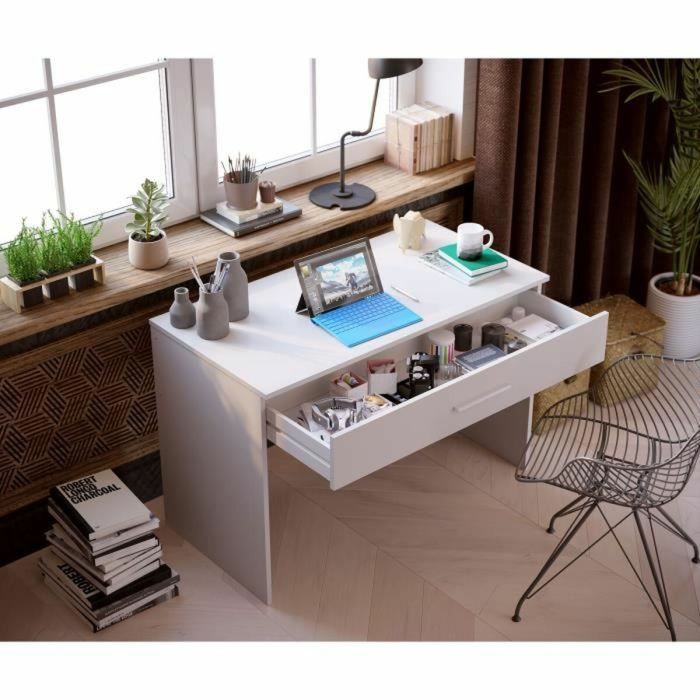 Bureau Marron Chêne Mélamine 110 x 56 x 81,5 cm 1