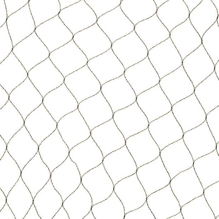 Filet anti-oiseaux NATURE Primo 10 x 10 m Noir - Mailles 28mm - Polyéthylene 12gr/m² 1