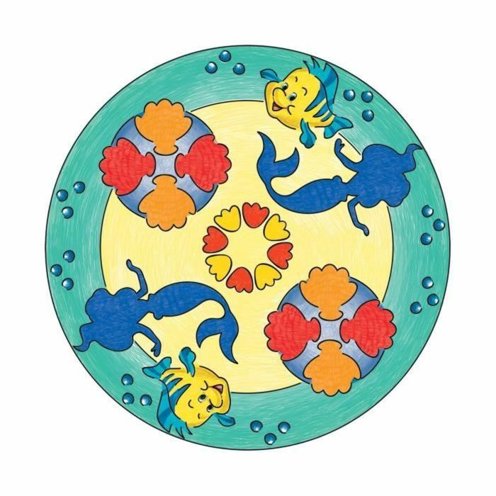 Travaux Manuel en papier Ravensburger Mandala Midi Disney Princesses 2 Travaux Manuel en papier Ravensburger Mandala Midi Disney Princesses 2