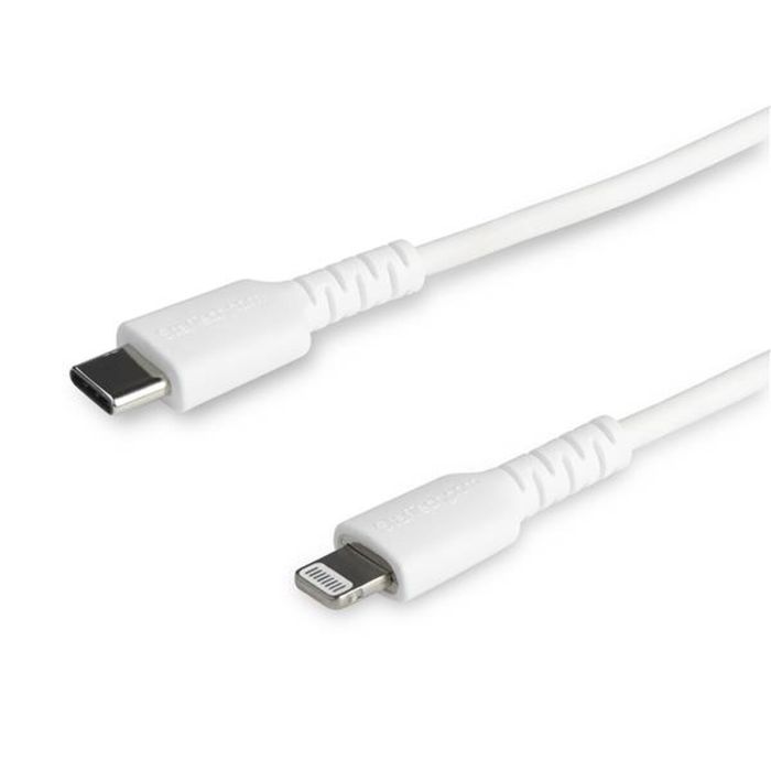 Câble USB vers Lightning Startech RUSBCLTMM1MW Blanc 1 m 1