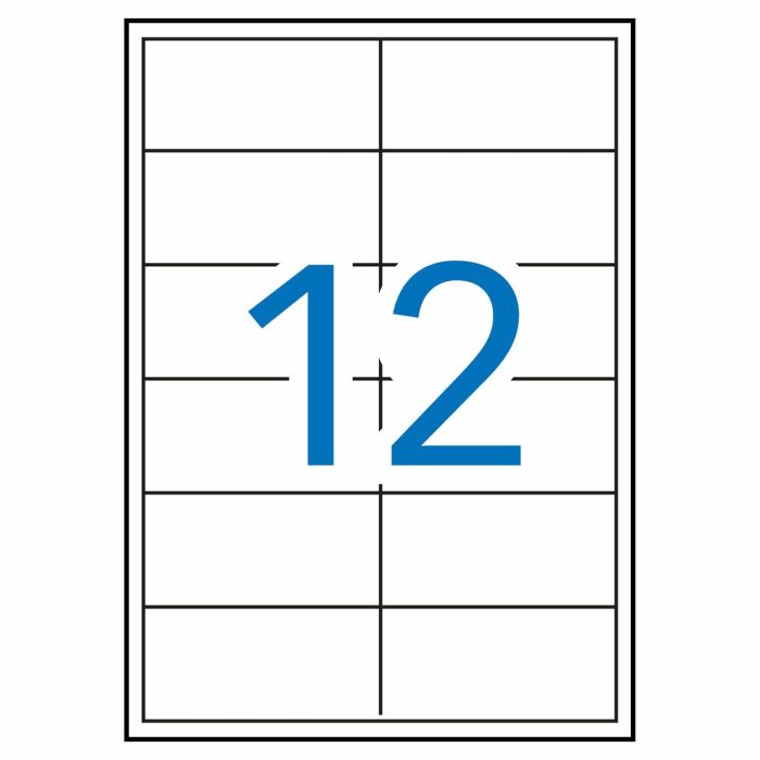 Adhésifs/étiquettes Apli 581288 100 Volets 97 x 42,4 mm Acrylique Papier 100 Pièces 1 Adhésifs/étiquettes Apli 581288 100 Volets 97 x 42,4 mm Acrylique Papier 100 Pièces 1