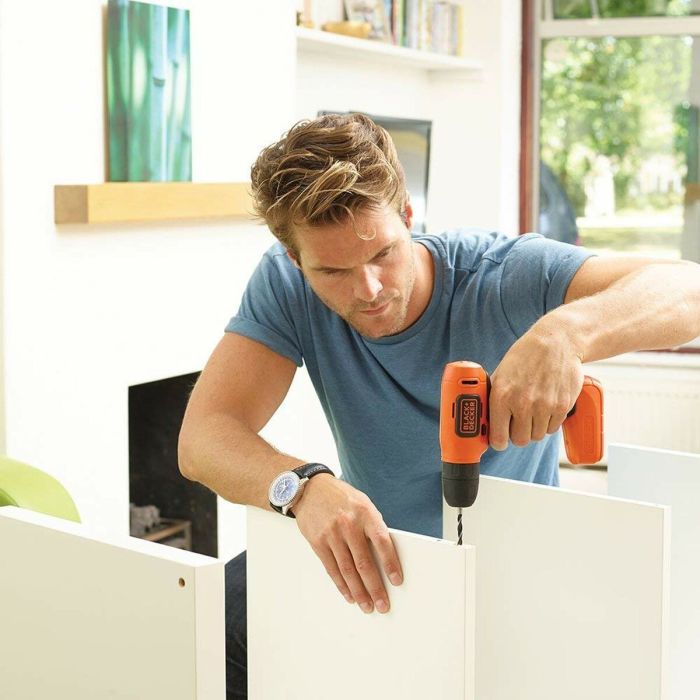 Tournevis électrique Black & Decker BDCD8 Compact Perceuse 8 Tournevis électrique Black & Decker BDCD8 Compact Perceuse 8