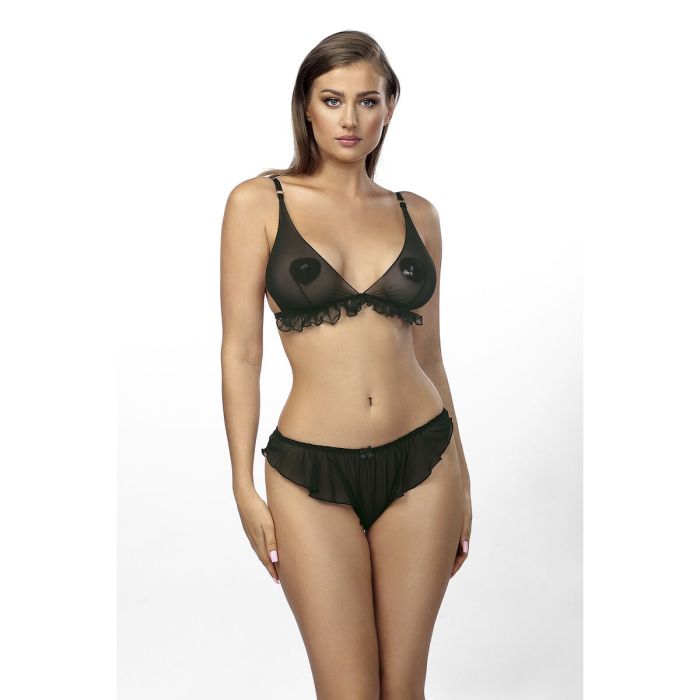 Ensemble de Lingerie Anaïs Noir S/M 1 Ensemble de Lingerie Anaïs Noir S/M 1