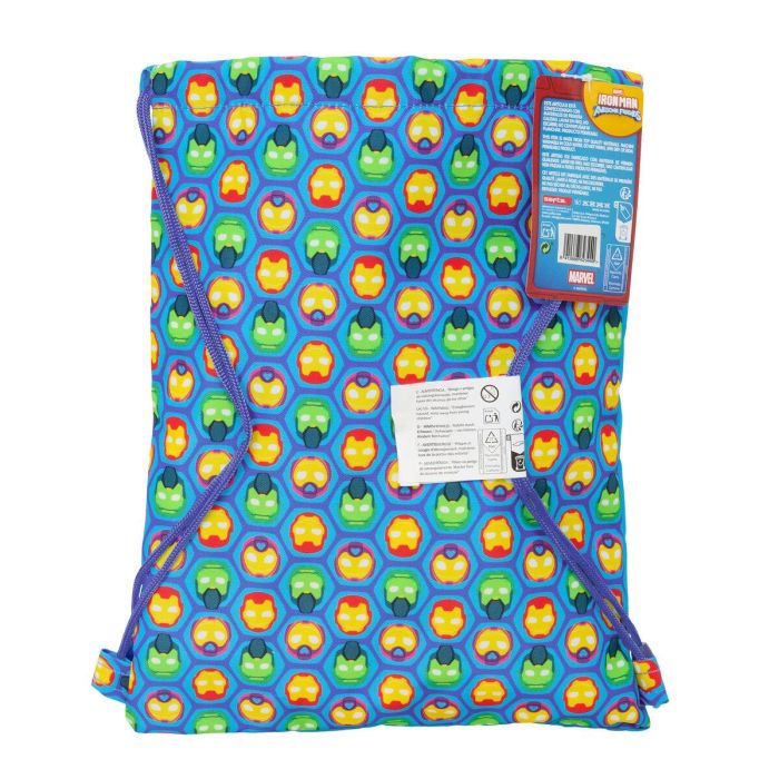 Sac à dos serré par des ficelles Iron Man Multicouleur 26 x 34 x 1 cm 1