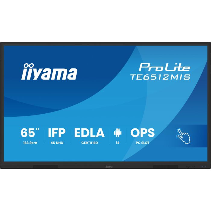 IIYAMA DS TE6512MIS 163.9cm VA TOUCH 65''/3840x2160/VGA/2xHDMI/2xUSB-C 1 IIYAMA DS TE6512MIS 163.9cm VA TOUCH 65''/3840x2160/VGA/2xHDMI/2xUSB-C 1