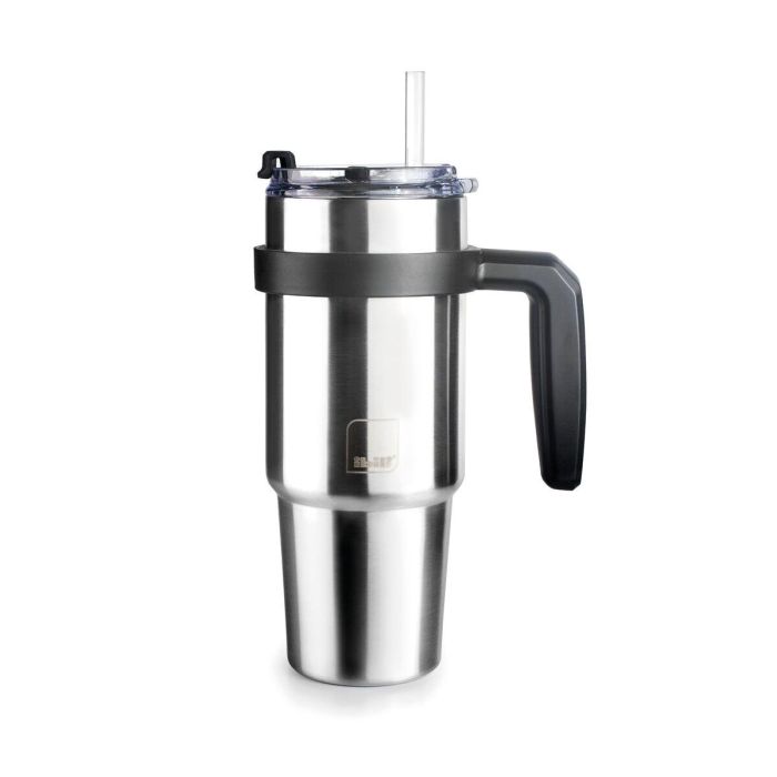 Tasse avec anse Ibili 669006 Gris Acier inoxydable 580 ml 2 Tasse avec anse Ibili 669006 Gris Acier inoxydable 580 ml 2