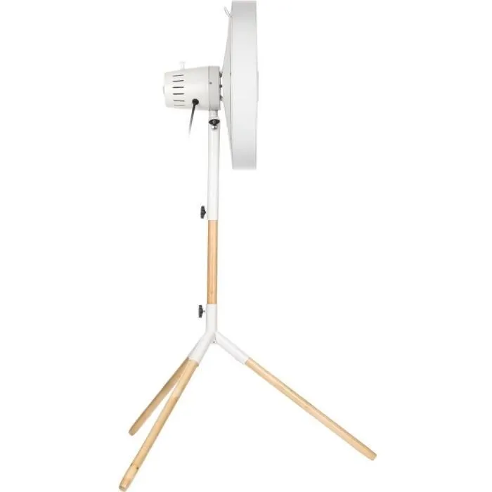 Sencor SFN 4080WH Ventilateur sur pied, bois et métal, 40 cm, 3 vitesses, oscillation 80°, hauteur réglable 120-133 cm, 50 W Sencor SFN 4080WH Ventilateur sur pied, bois et métal, 40 cm, 3 vitesses, oscillation 80°, hauteur réglable 120-133 cm, 50 W