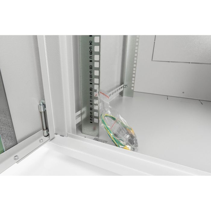 DIGITUS Netzwerkschrank Dynamic 12HE 638,40x600x600mm grau 6 DIGITUS Netzwerkschrank Dynamic 12HE 638,40x600x600mm grau 6