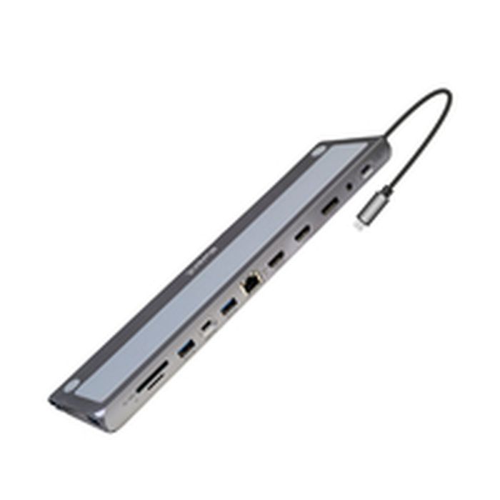 Hub USB Ewent EW1150 Gris 12