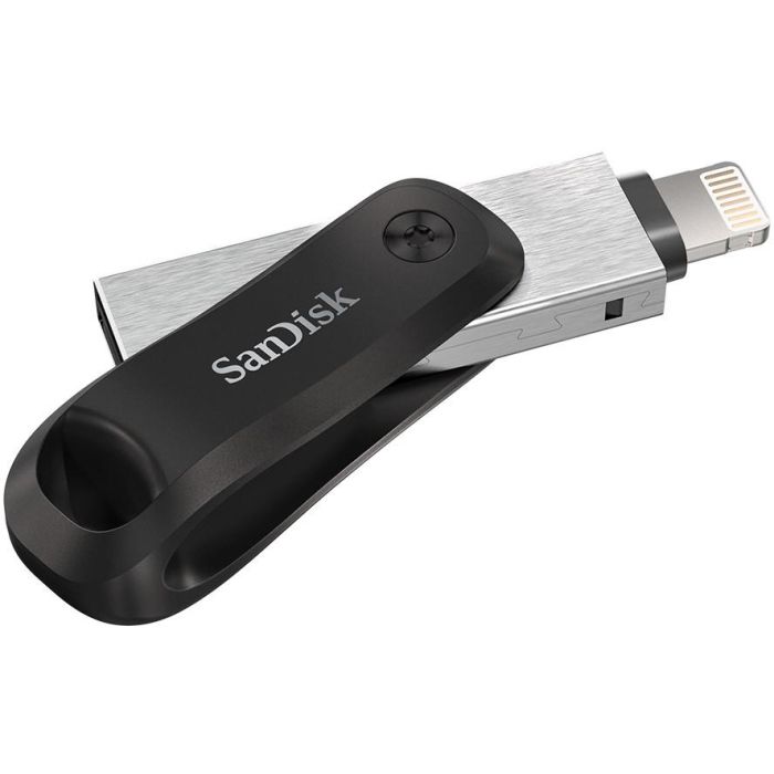 STICK 128GB USB 3.1 Sandisk iXpand Go Apple Lightning black/silver 3