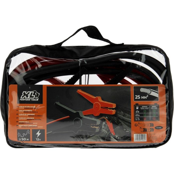 XL PERFORM TOOLS Câbles de démarrage 25mm² DIN - Moteur Diesel 5,5l - 25mm²x 3m 1 XL PERFORM TOOLS Câbles de démarrage 25mm² DIN - Moteur Diesel 5,5l - 25mm²x 3m 1