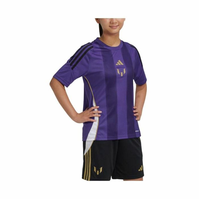 T-shirt de foot Adidas Messi Training Violet 3