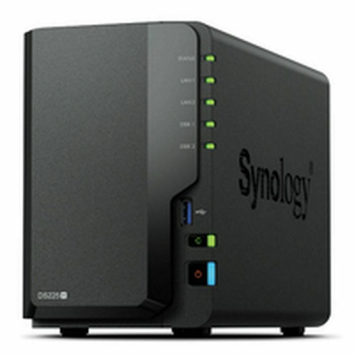 Stockage en Réseau NAS Synology DS225+ Noir Intel Celeron J4125 8 Stockage en Réseau NAS Synology DS225+ Noir Intel Celeron J4125 8