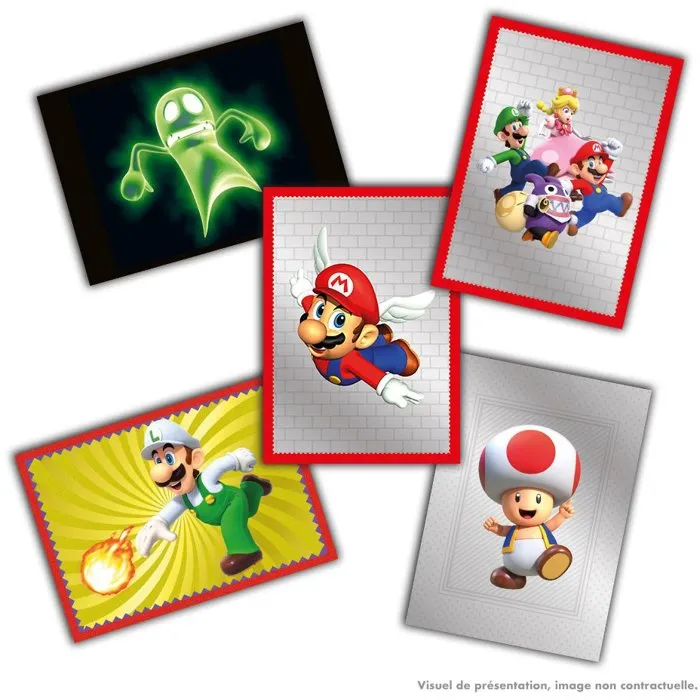 Panini - Starter Pack Album de Stickers Super Mario 2 avec 40 Pages, 3 Pochettes (15 Stickers) et 1 Carte Édition Limitée n°7
