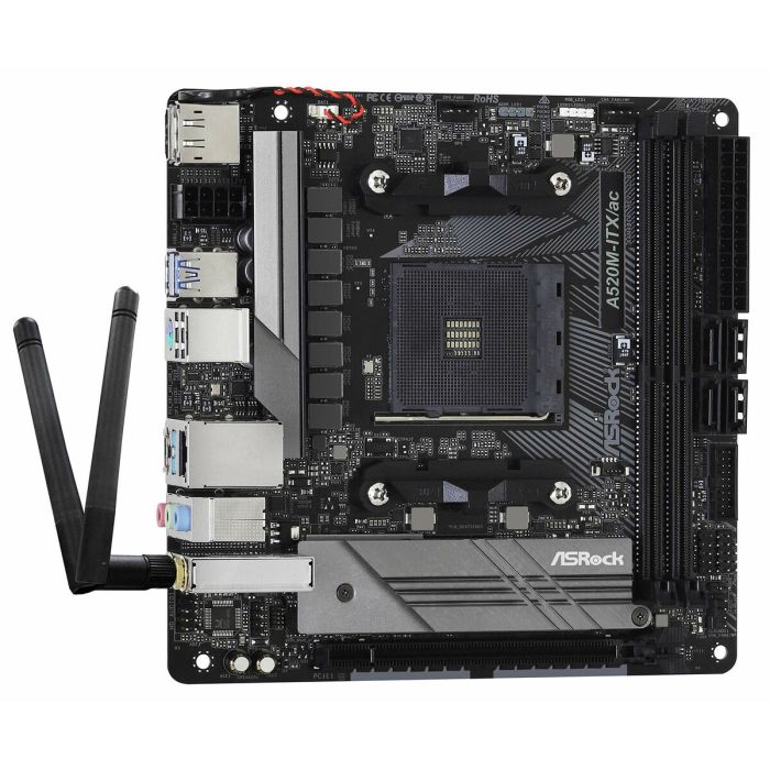 Carte Mère ASRock A520M-ITX/AC AMD AM4 AMD 8