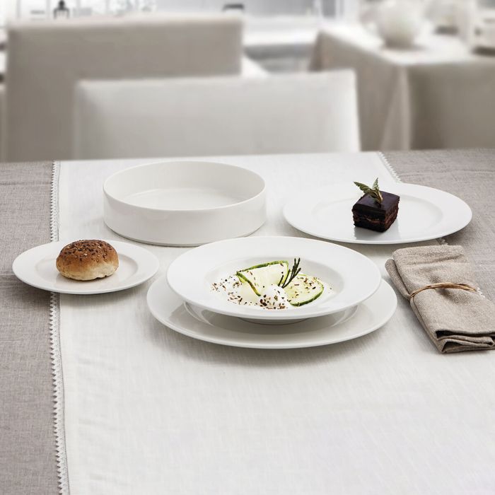 Assiette creuse Ariane Prime Céramique Blanc (Ø 26 cm) (6 Unités) 1 Assiette creuse Ariane Prime Céramique Blanc (Ø 26 cm) (6 Unités) 1