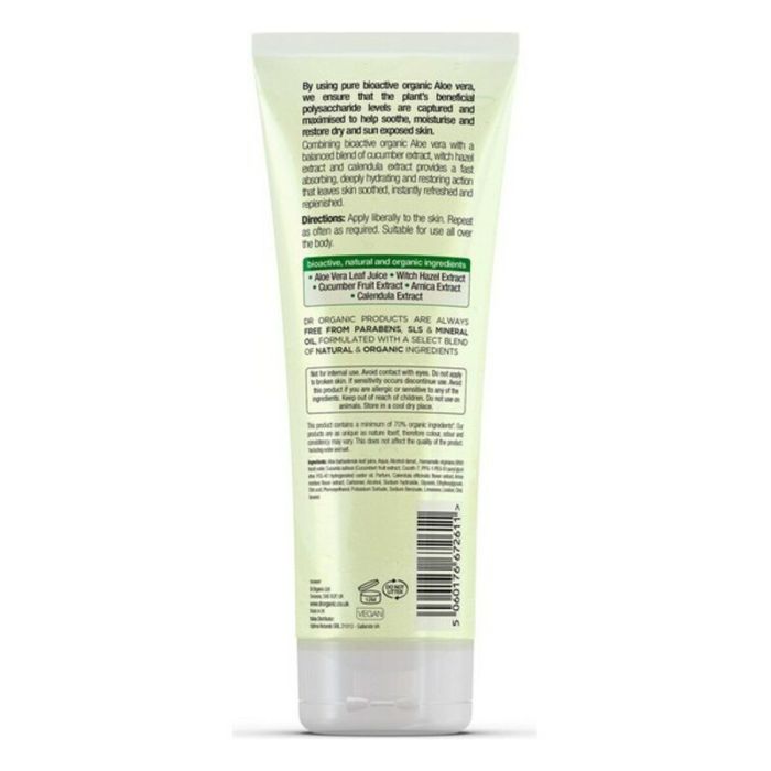 Gel pour le bain hydratant à l'aloe vera Dr.Organic DR00238 200 ml 1