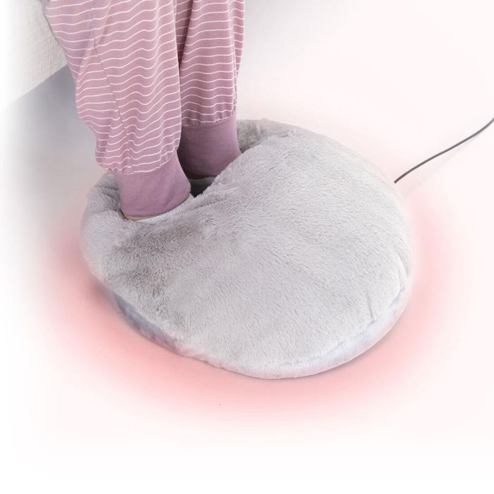 Pack Chauffe-pieds Électrique 2-en-1 et Couverture à Manches Sweat-shirt Oversize avec Polaire InnovaGoods