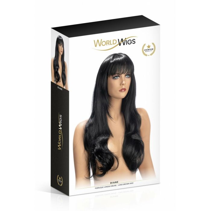 Accessoire Érotique World Wigs Diane Marron Perruques 1 Accessoire Érotique World Wigs Diane Marron Perruques 1