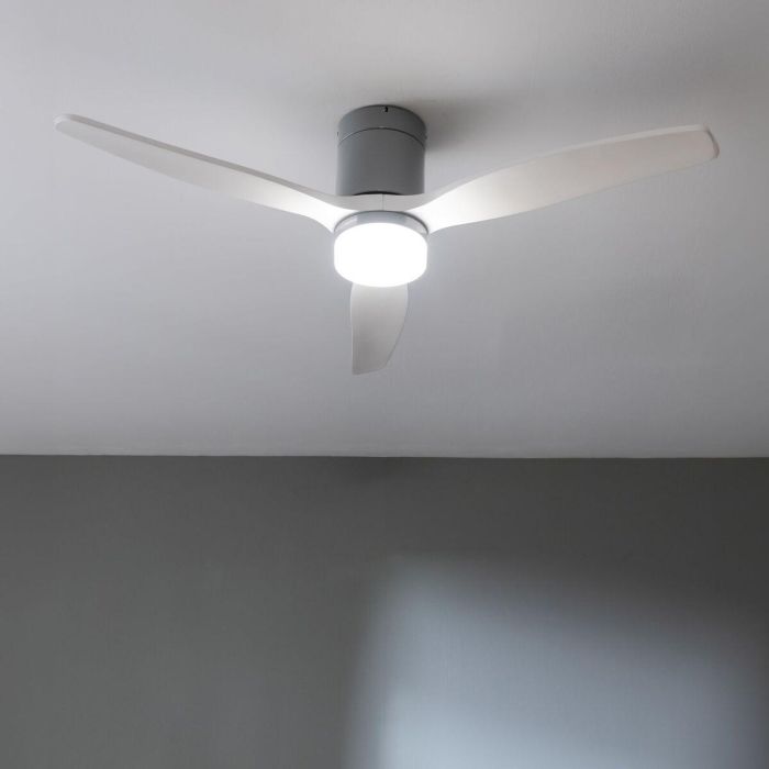 Ventilateur de Plafond avec Lumière Cecotec EnergySilence Aero 5600 Classic 18 W Blanc métallique 3