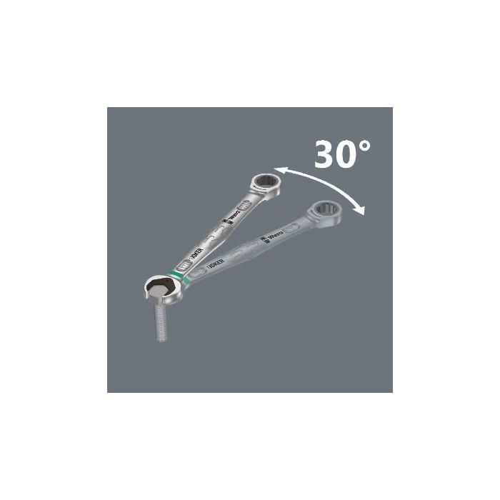 Wera 6000 Joker 11 Set 1 Maul-Ringratschenschlüssel-Satz 6