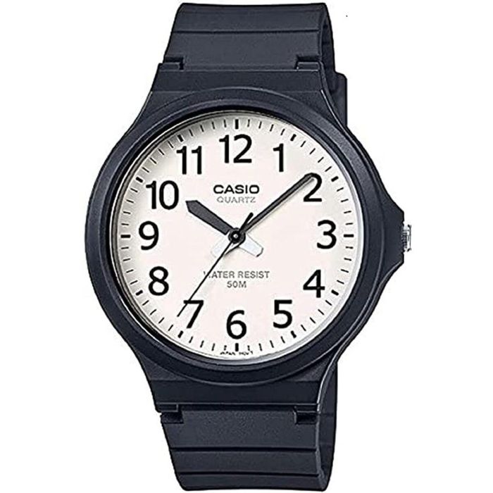 Montre Unisexe Casio COLLECTION Blanc Noir (Ø 43,5 mm)