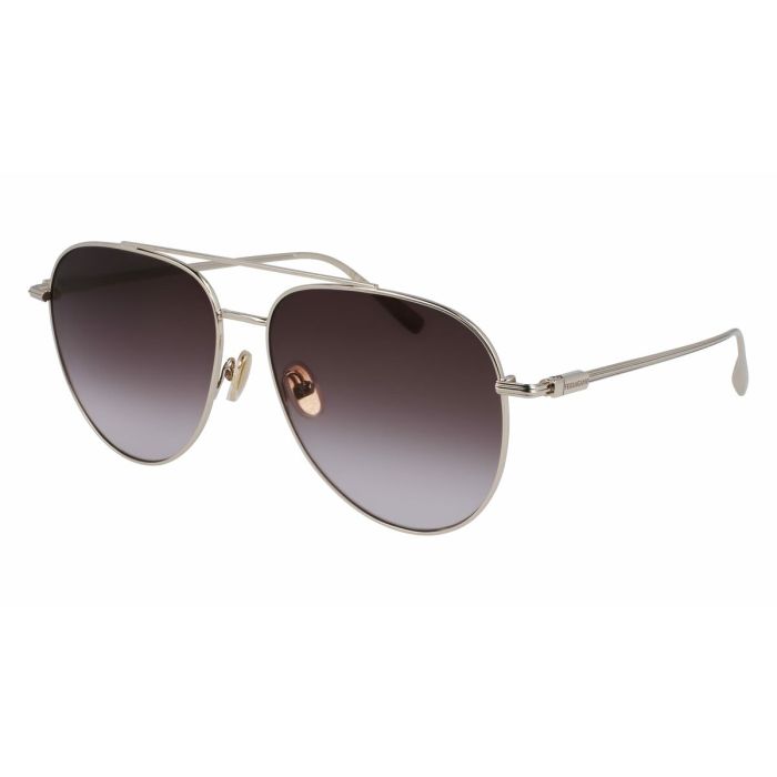 Lunettes de soleil Homme Salvatore Ferragamo SF308S-6115703 Doré Ø 61 mm 0 Lunettes de soleil Homme Salvatore Ferragamo SF308S-6115703 Doré Ø 61 mm 0