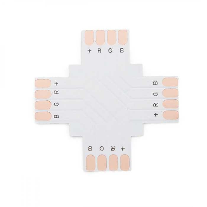 Connecteur à Souder + Bande LED RGB 10mm 0