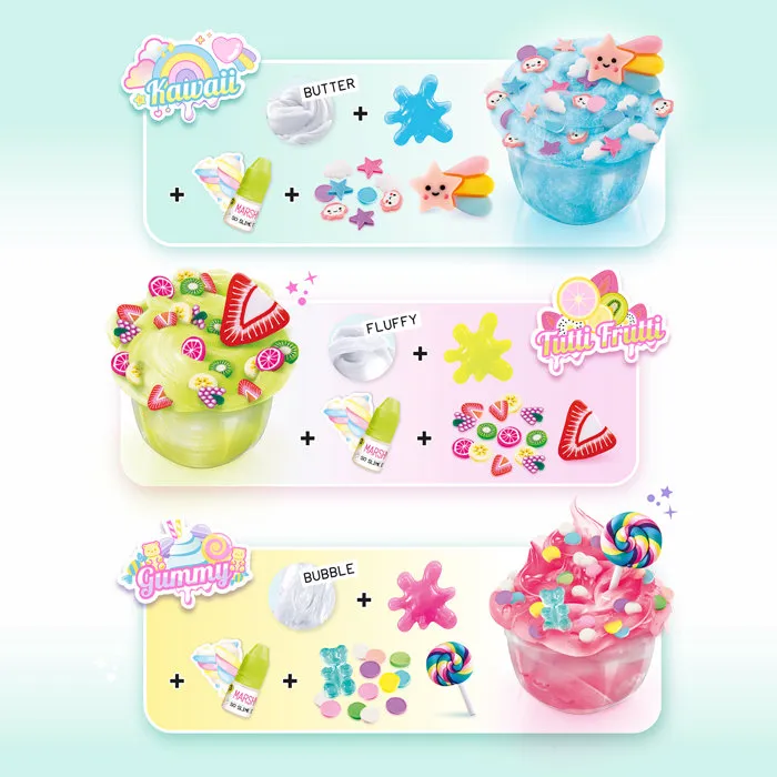 Canal Toys - Kit de Démarrage So Slime Slime Experience - Créez des Slimes Uniques avec Textures, Décorations et Charms - Dès 6 ans - SSC 410