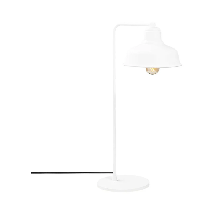 Lampe de Table "Baoding" Style Industriel Blanc 1xE27 OPV-521SHN2159 0