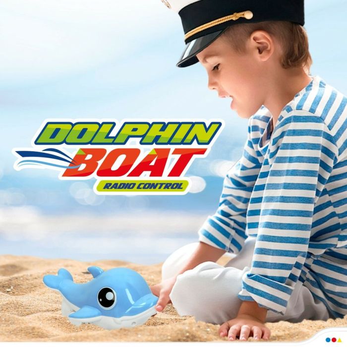 Bateau radiocommandé Colorbaby Dauphin (2 Unités) 4 Bateau radiocommandé Colorbaby Dauphin (2 Unités) 4