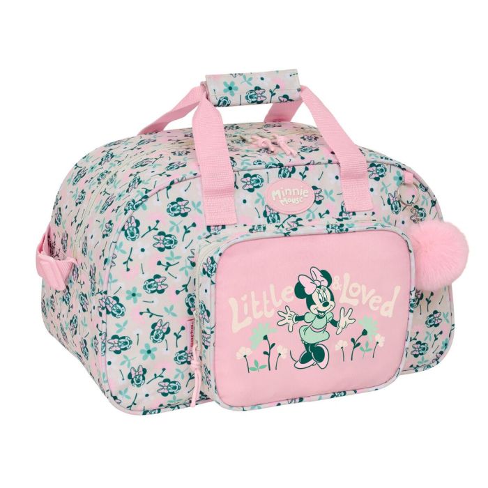 Sac de sport Minnie Mouse Minty Rose 40 x 24 x 23 cm