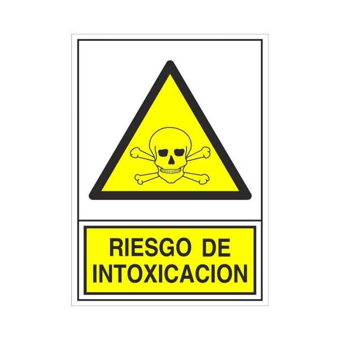 Señal 309 Plast.420X297 ''Riesgo Intox.'' Riesgo De Intoxicacion Duver 1