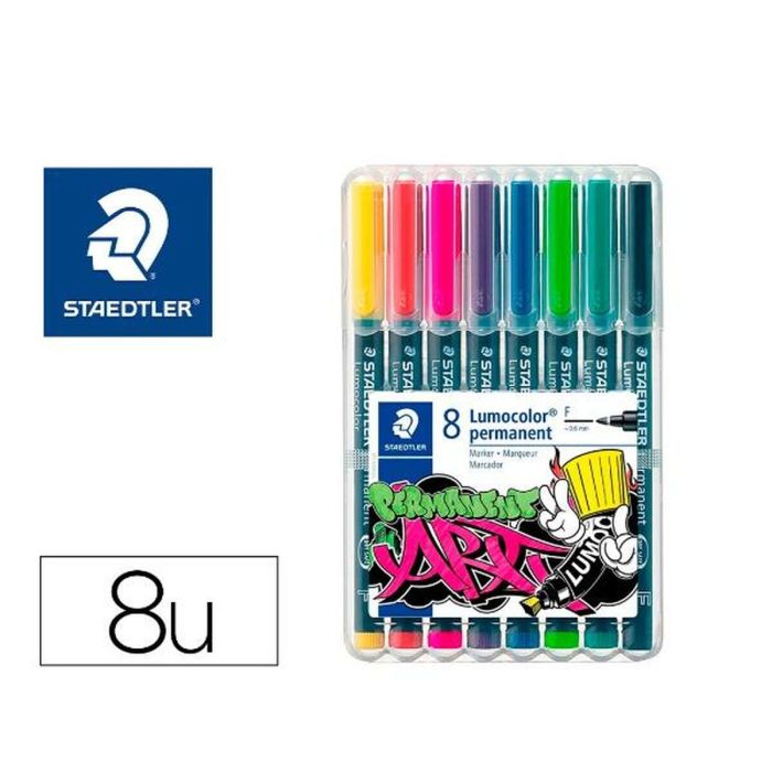 Ensemble de Marqueurs Staedtler 318 WP8-1 Vert (8 Pièces) 7 Ensemble de Marqueurs Staedtler 318 WP8-1 Vert (8 Pièces) 7