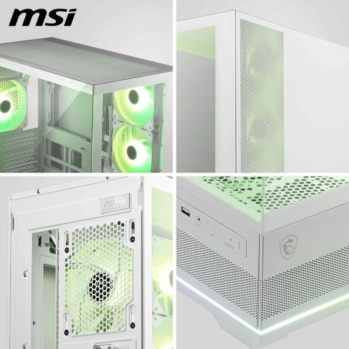 Boîtier ATX semi-tour MSI 306-7G28W21-JA4 Blanc 4