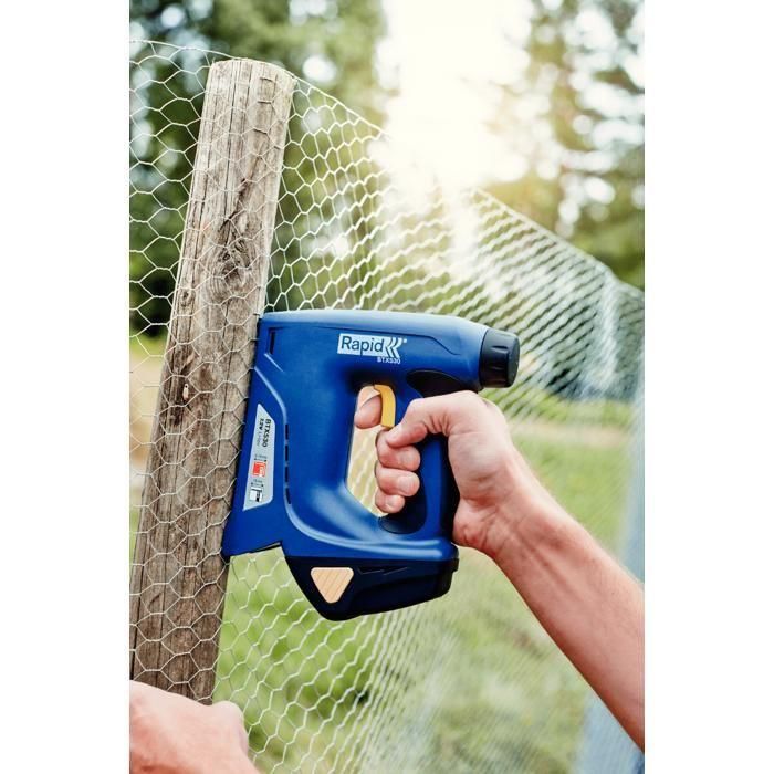 Rapid BTX530 Agrafeuse-cloueuse électrique sans fil a batterie Lithium-Ion 5