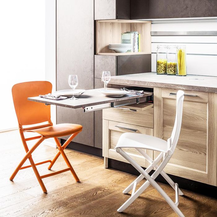 Emuca Coulisses pour table à rallonge Lunch, Aluminium, Inox anodisé 2