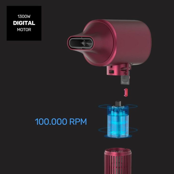 Sèche-cheveux Taurus Bordeaux 2400 W 3 Sèche-cheveux Taurus Bordeaux 2400 W 3