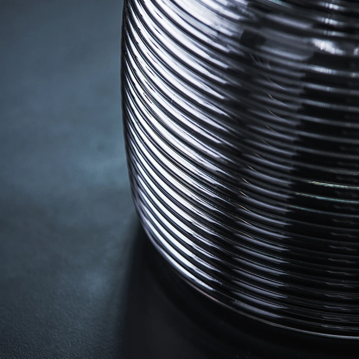 Lampe Suspendue New Wave Stripe Smoke E27 Sans Ampoule 2