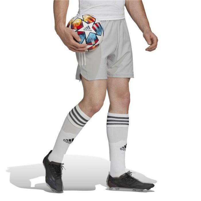 Jogging d'Entraînement de Football pour Adultes Adidas Con22 Md Gris 3 Jogging d'Entraînement de Football pour Adultes Adidas Con22 Md Gris 3