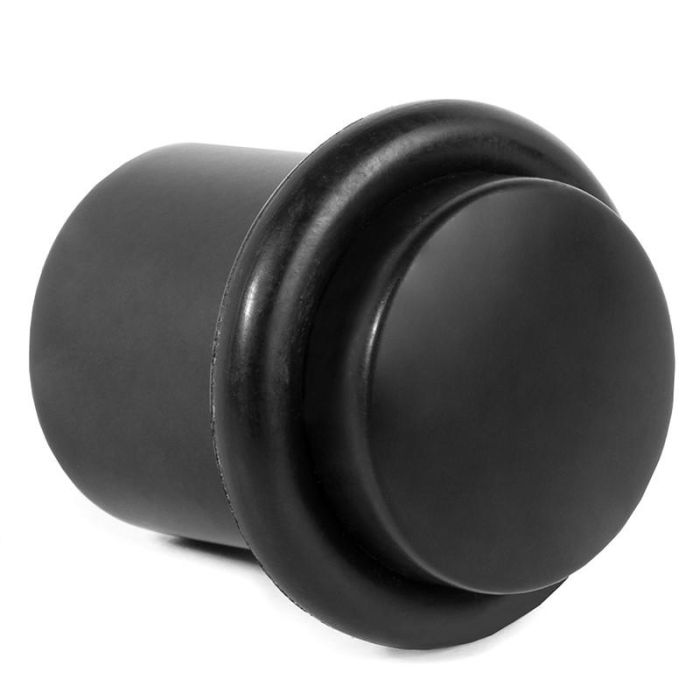 Tope Puerta 1069 Inoxidable D22 H30 Negro Mate Inoxidable 304 Herrajes Alk 1