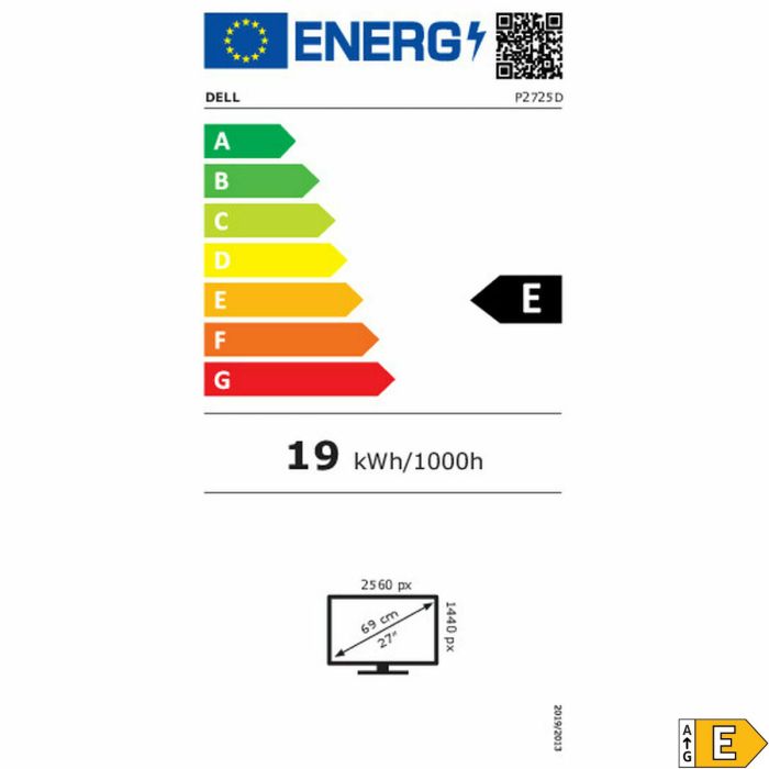 Monitor Gaming Dell 210-BRDL 27" LCD Quad HD 20