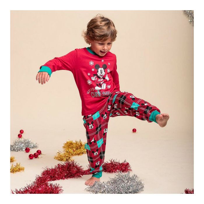 Pyjama Enfant Mickey Mouse Rouge 4
