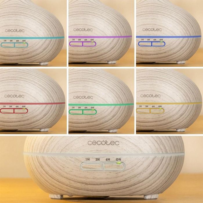 Humidificateur Cecotec Pure Aroma 300 Yang White 10 W 300 ml 1 Humidificateur Cecotec Pure Aroma 300 Yang White 10 W 300 ml 1