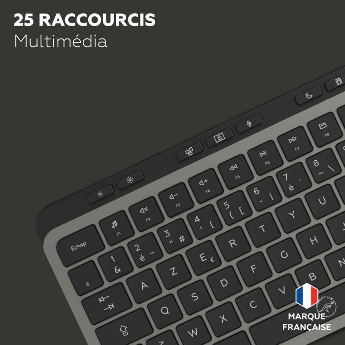 Clavier Mobility Lab KP450W Compact Noir Gris 2