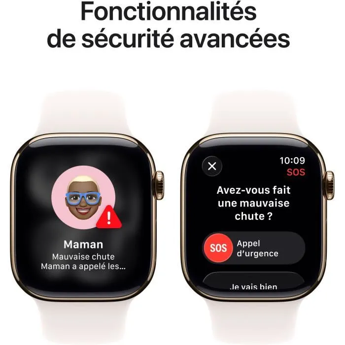 Apple Watch Series 11 GPS + Cellular 46 mm Titane Doré Bracelet Sport Tonalité Blush Clair Taille S/M MFD54ZRA 5 Apple Watch Series 11 GPS + Cellular 46 mm Titane Doré Bracelet Sport Tonalité Blush Clair Taille S/M MFD54ZRA 5